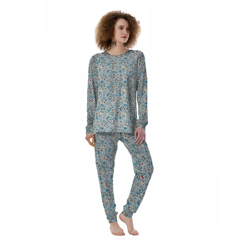 Medical Cute Print Pattern Women's Pajamas