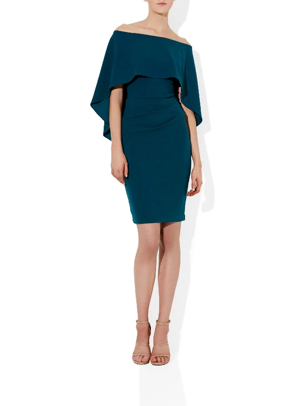 Aerin Emerald Crepe Dress