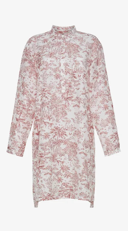 Giulietta Shirt Dress | Wild Toile Print