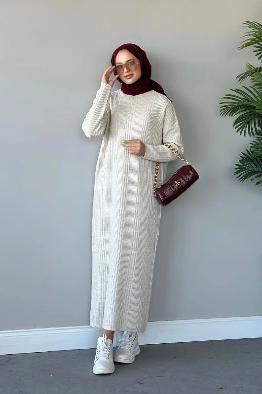 Ribbed Knitwear Dress