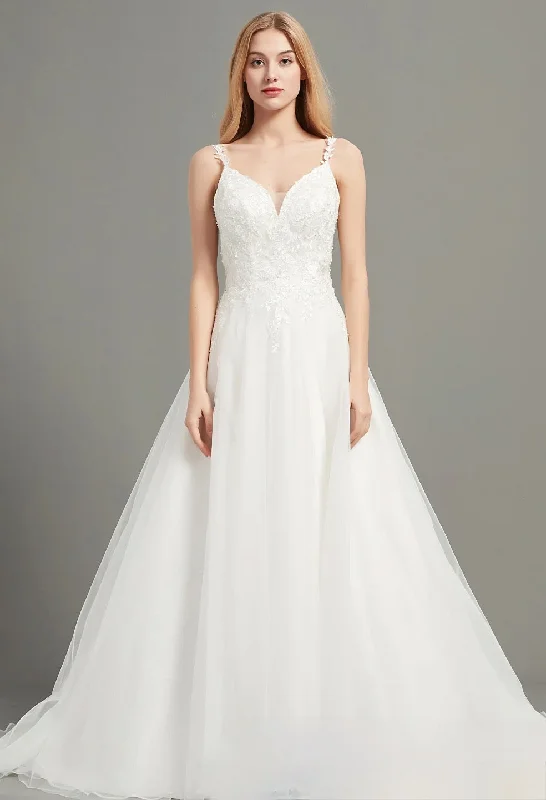 Sweetheart Bridal Wedding Gown With Low Back