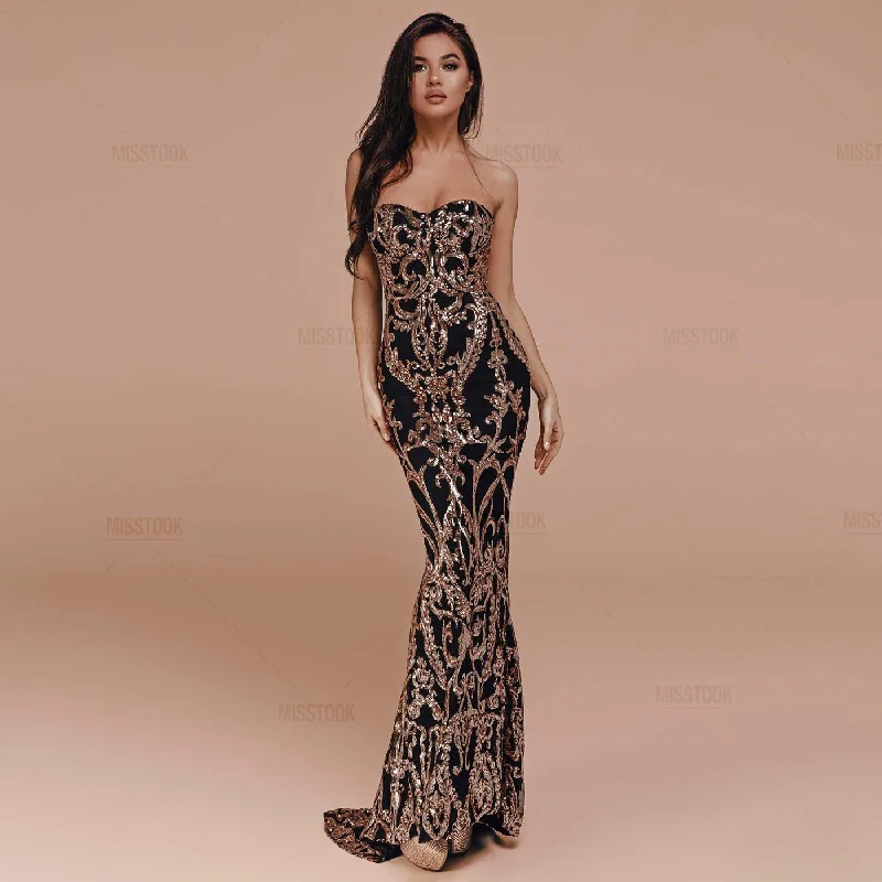 Vittoria Geometry Sequin Maxi Dress