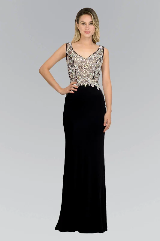 Prom Fitted Sleeveless Formal Dress Evening Gown