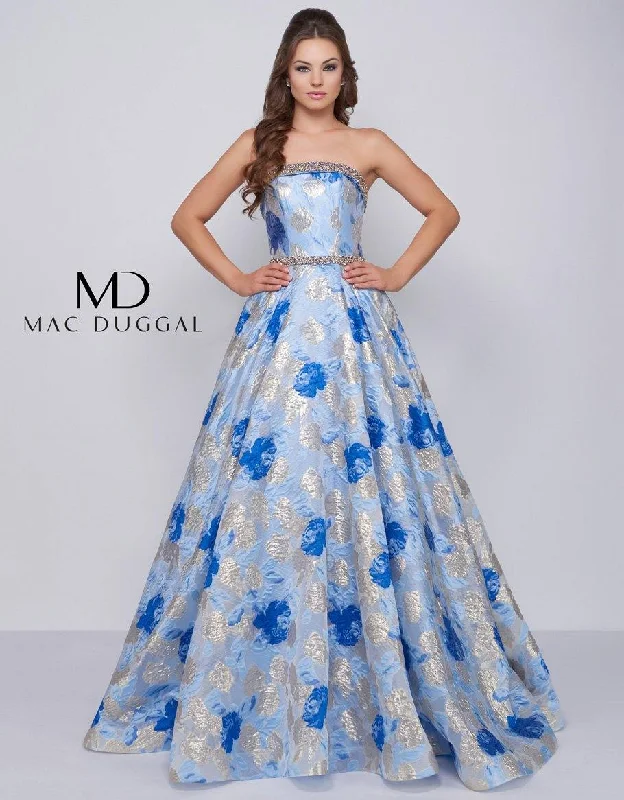 Mac Duggal 67602 Prom Long Strapless Ball Gown