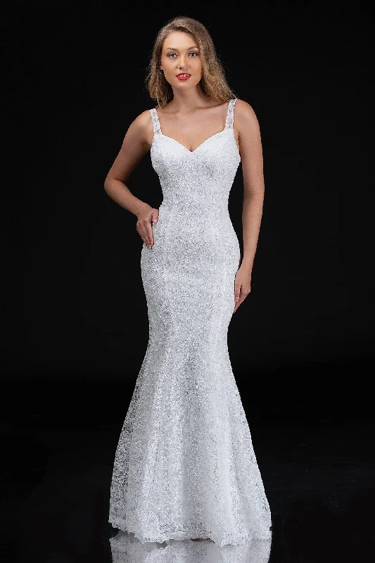 Nina Canacci Long Formal  Mermaid Wedding Gown 5142