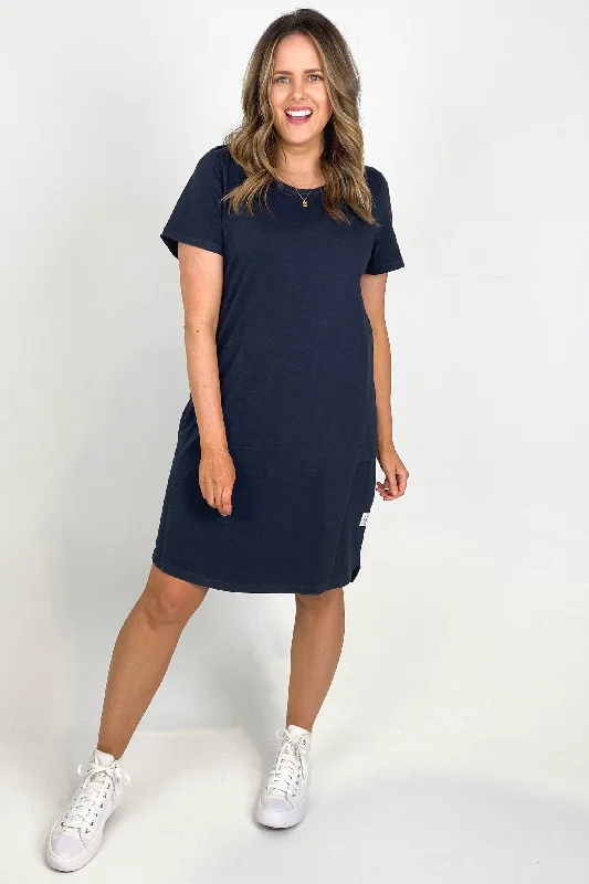 Elm Easy Livin Dress Navy