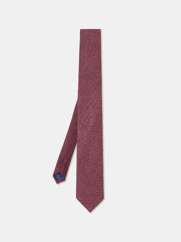 Plain 100% Silk Tie 7,5cm