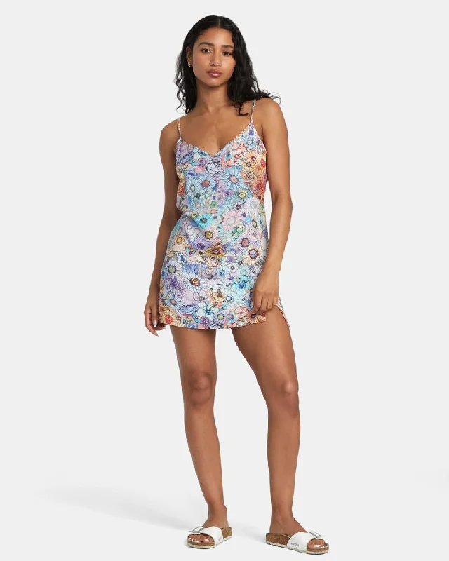 RVCA Women's "Slip Up" ANP Dress | Sage Vaughn collection