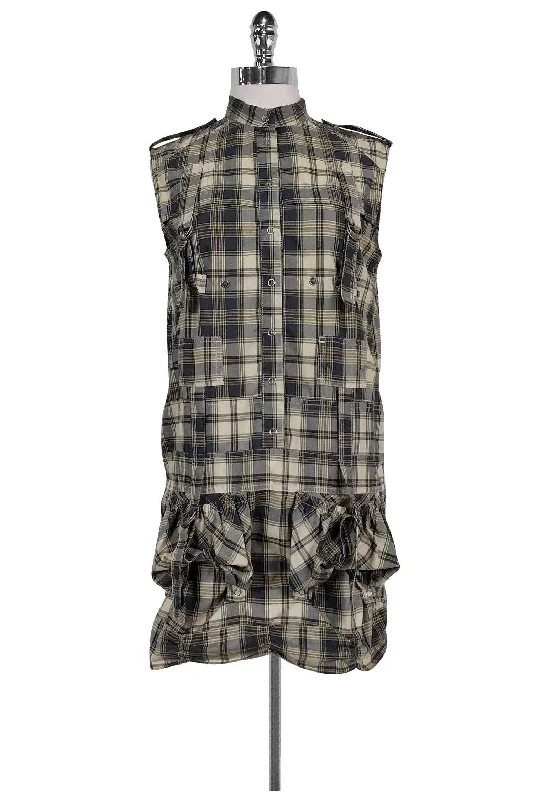 See by Chloe - Plaid Shirt Dress Sz 4